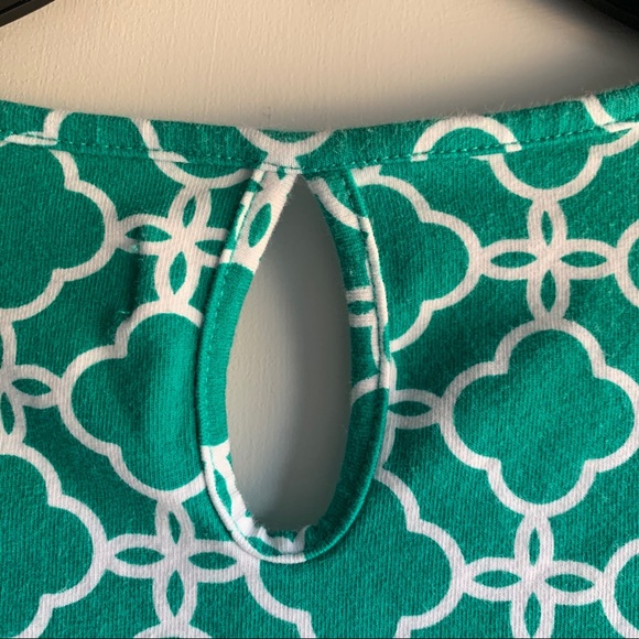 Crown and Ivy Girls Short Sleeve Keyhole Dress-XLg - Picture 6 of 8